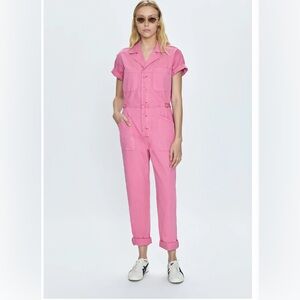 Pistola Denim Pink Jumpsuit